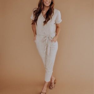 Ivy City Co. Linen Jumpsuit